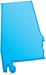 map of Alabama DUI Lawyers