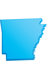 map of Arkansas DUI Lawyers