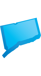 map of Connecticut DUI Lawyers
