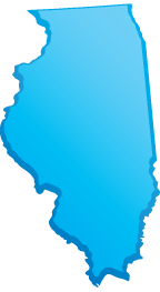 map of Illinois DUI Lawyers