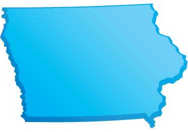 Map of Iowa DUI Lawyers