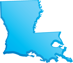 map of Louisiana DUI Lawyers