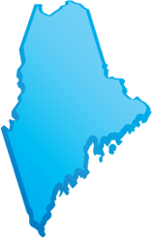 map of Maine DUI Lawyers