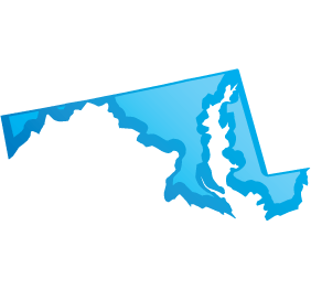 map of Maryland DUI Lawyers