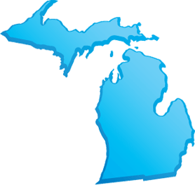 map of Michigan DUI Lawyers