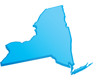 map of New York DUI Lawyers