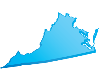 map of Virginia DUI Lawyers